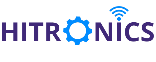 Hitronics logo blue